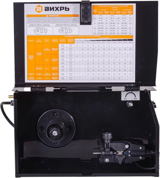 Сварочный полуавтомат Вихрь ИСА-165 MIG инвертор MIG-MAG/FCAW/MMA/Lift TIG 4.4кВт