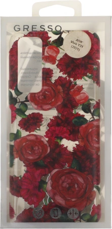 Чехол (клип-кейс) Gresso для Vivo Y31 Air прозрачный/рисунок (GR17AAAE9505)