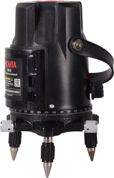 Нивелир лазерн. Ресанта ПЛ-3 2кл.лаз. 635нм цв.луч. красный (61/10/518)