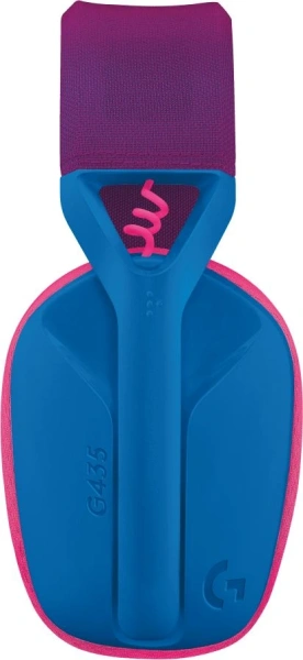 Наушники с микрофоном Logitech G435 голубой/розовый накладные BT/Radio оголовье (981-001065)