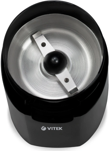 Кофемолка Vitek VT-7124 BK 150Вт сист.помол.:ротац.нож вместим.:60гр черный