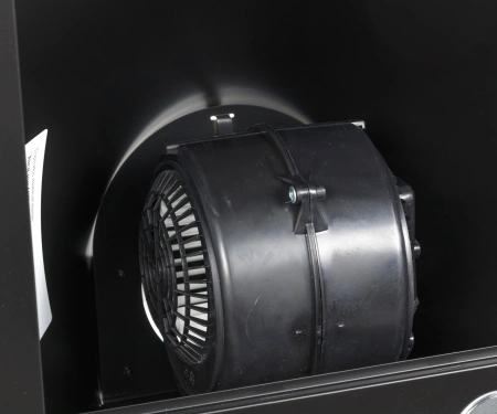 Вытяжка каминная Elikor Эпсилон 60П-430-П3Л черный/серебристый управление: ползунковое (1 мотор)