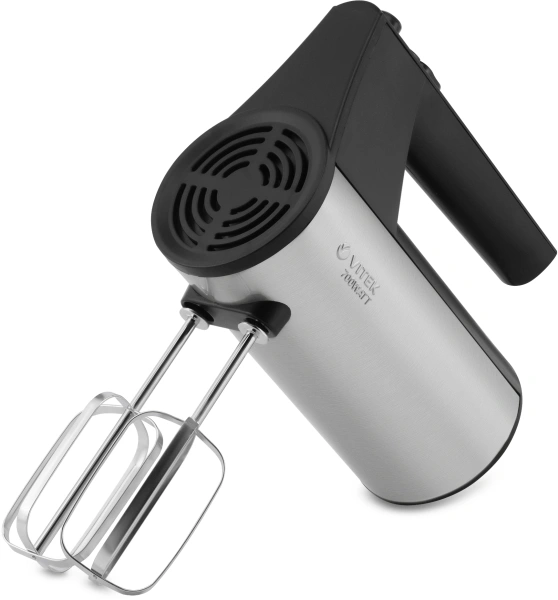Миксер ручной Vitek VT-1424 BK 700Вт серебристый/черный