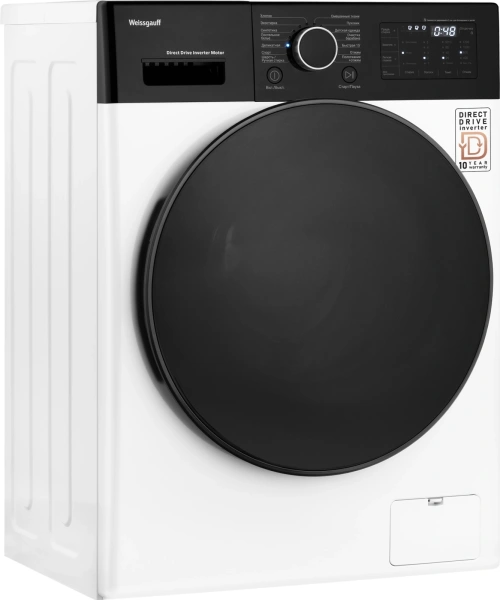 Стиральная машина Weissgauff WM 4926 Direct Drive Inverter класс: A+++ загр.фронтальная макс.:6кг белый инвертер