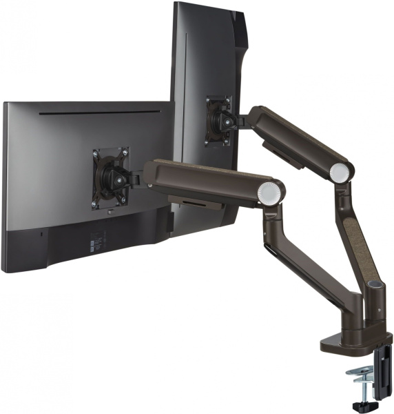 Кронштейн для мониторов Ultramounts UM733BR черный/коричневый 17"-32" макс.8кг крепление к столешниц