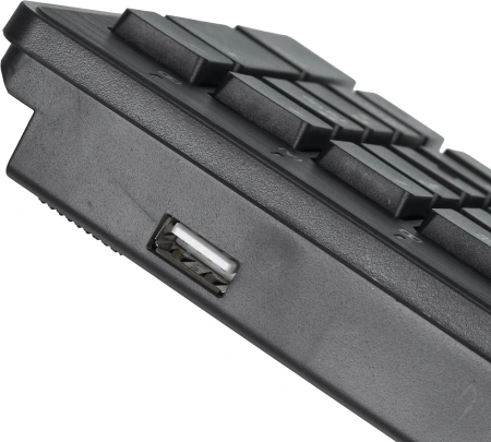 Клавиатура Оклик 520M2U черный/черный USB slim Multimedia