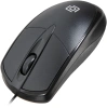 Мышь Оклик 125M черный оптическая (1200dpi) USB (3but)