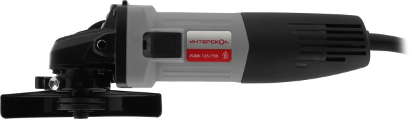 Углошлифовальная машина Интерскол УШМ-125/750 750Вт 11000об/мин рез.шпин.:M14 d=125мм (761.1.0.70)