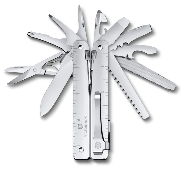 Мультитул Victorinox SwissTool MX Clip (3.0327.MKB1) 115мм 26функц. серебристый блистер