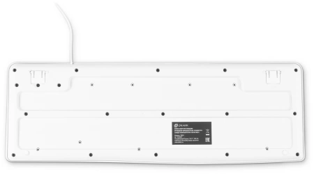 Клавиатура Оклик 305M белый USB Multimedia (1875227)