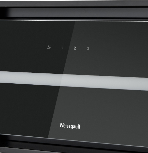 Вытяжка встраиваемая Weissgauff Omega BL черный управление: сенсорное (1 мотор)