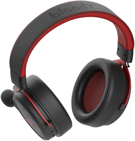 Наушники с микрофоном A4Tech Bloody MR590 Sports красный/черный 1.5м мониторные BT/Radio/3.5mm (MR59