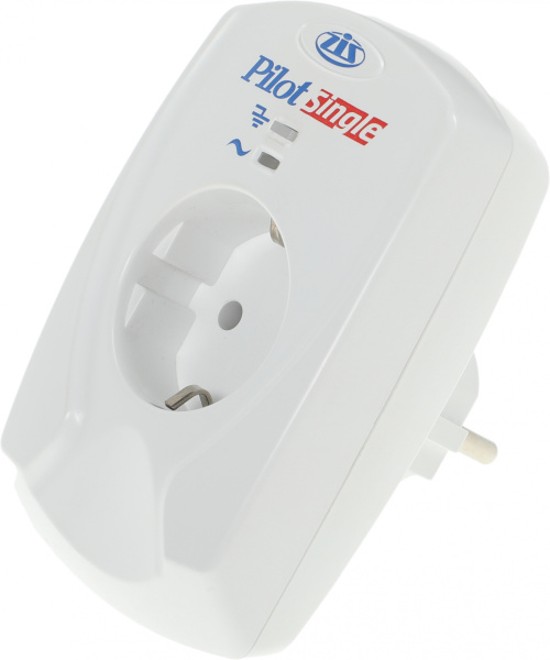 Сетевой фильтр Pilot Single (1 розетка) белый (коробка)