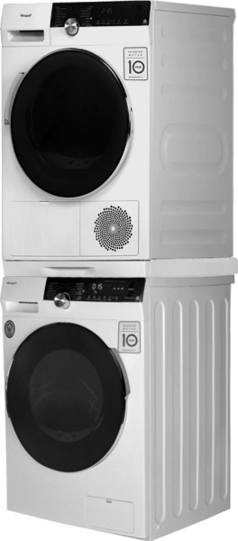 Сушильная машина Weissgauff WD 599 DC Inverter Heat Pump кл.энер.:A+++ макс.загр.:9кг белый (426593)