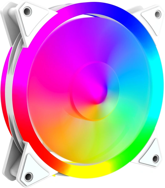 Вентилятор для корпуса Bloody BD-CF120ARGB4 ARGB 120х120x25 белый 4-pin 26дБ (упак.:1шт) (BD-CF120ARGB4-WH) Ret