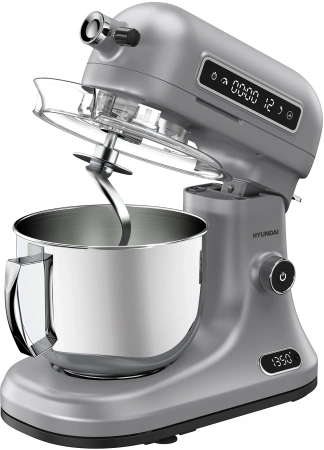 Миксер планетарный Hyundai HYM-S8551 1600Вт серебристый