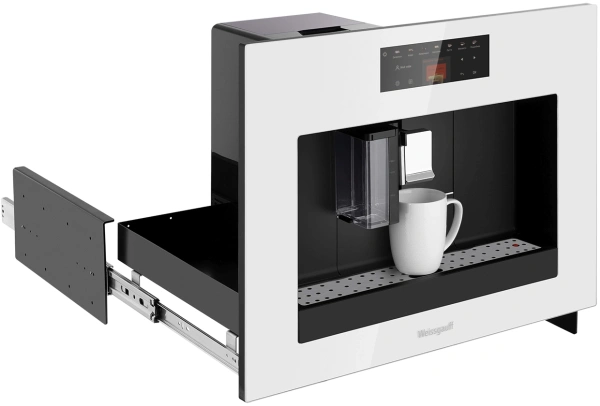 Кофемашина Weissgauff WCMI-572 Touch Cappuccino 1400Вт белый/черный