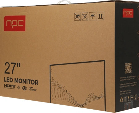 Монитор NPC 27" MU2707 IPS 4K чер 5ms HDMI DP USB M/M HAS Piv 60Hz 250cd Ex