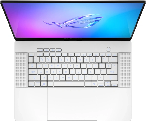 Ноутбук Asus ROG Zephyrus G16 GA605WI-QR111 Ryzen AI 9 HX 370 32Gb SSD1Tb NVIDIA GeForce RTX4070 8Gb 16" OLED 2.5K (2560x1600) noOS white WiFi BT Cam Bag (90NR0J92-M00760)