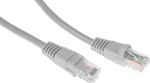 Патч-корд KingPrice KP-PC-c5e-1.5m-g 1Гбит/с UTP 4 пары cat.5E solid CCA molded 1.5м серый RJ-45 (m)-RJ-45 (m)