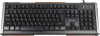 Клавиатура Оклик 717G BLACK DEATH черный/серый USB Multimedia for gamer LED