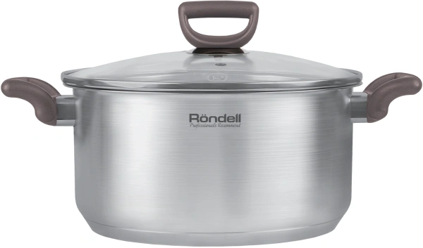 Кастрюля Rondell Fest RDS-1322 2.8л. d=20см (с крышкой) стальной