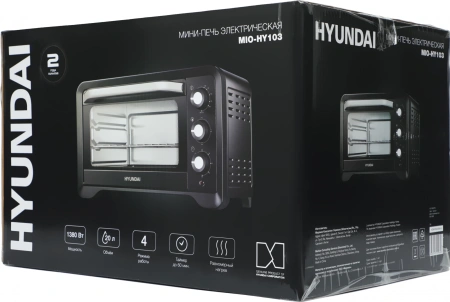 Мини-печь Hyundai MIO-HY103 20л. 1380Вт черный
