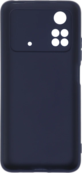 Чехол (клип-кейс) DF для Xiaomi Poco M4 Pro poCase-03 синий (POCASE-03 (BLUE))