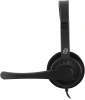 Наушники с микрофоном Оклик HS-M600 черный 1.8м накладные оголовье (1900372)