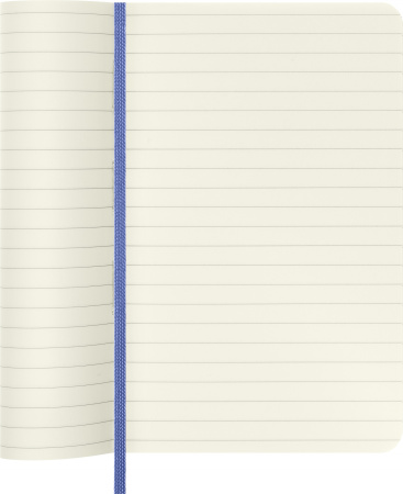 Блокнот Moleskine CLASSIC SOFT QP611B42 Pocket 90x140мм 192стр. линейка мягкая обложка голубая гортензия