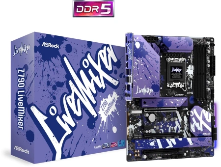 Материнская плата Asrock Z790 LIVEMIXER Soc-1700 Intel Z790 4xDDR5 ATX AC`97 8ch(7.1) 2.5Gg RAID+HDM