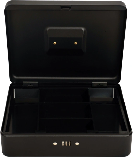 Ящик для денег без номинала Cactus CS-DCB-004 с кодовым замком 90x300x240 графитовый сталь 1.76кг