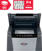 Шредер Rexel Optimum AutoFeed 90X черный с автоподачей (секр.P-4) фрагменты 90лист. 34лтр. скрепки скобы пл.карты