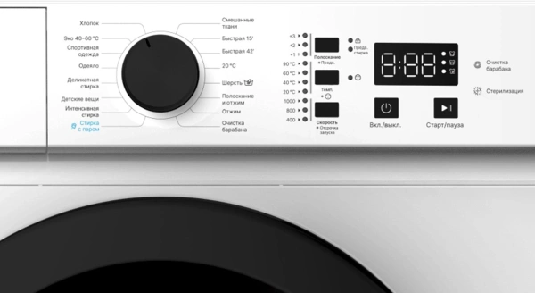 Стиральная машина Lex LWM06010BLIDsmall класс: A+++ загр.фронтальная макс.:6кг белый инвертер