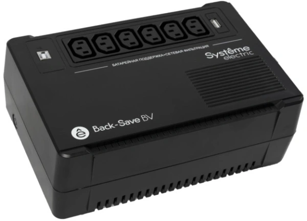 Источник бесперебойного питания Systeme Electriс BV BVSE600I 360Вт 600ВА черный