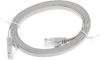 Патч-корд Buro BU-5E-FLAT-2M-G 1Гбит/с UTP 4 пары cat.5E Cu molded 2м серый RJ-45 (m)-RJ-45 (m)