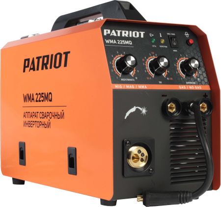 Сварочный полуавтомат Patriot WMA 225MQ инвертор MIG-MAG/ММА 9.4кВт