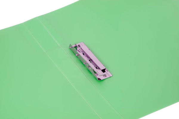 Папка метал.зажим Бюрократ Gems GEM07CGRN A4 пластик 0.7мм торц.карм с бум. встав зеленый турмалин