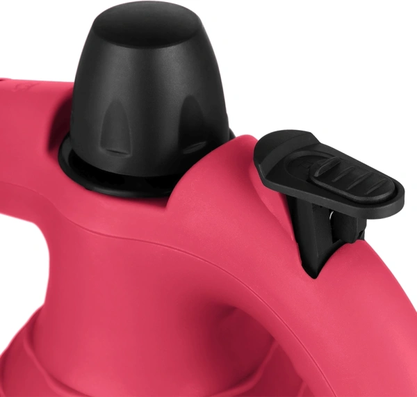 Пароочиститель ручной Kitfort КТ-9193-1 1050Вт черный/малиновый