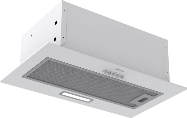 Вытяжка встраиваемая Midea MH60I301W белый управление: кнопочное (1 мотор)