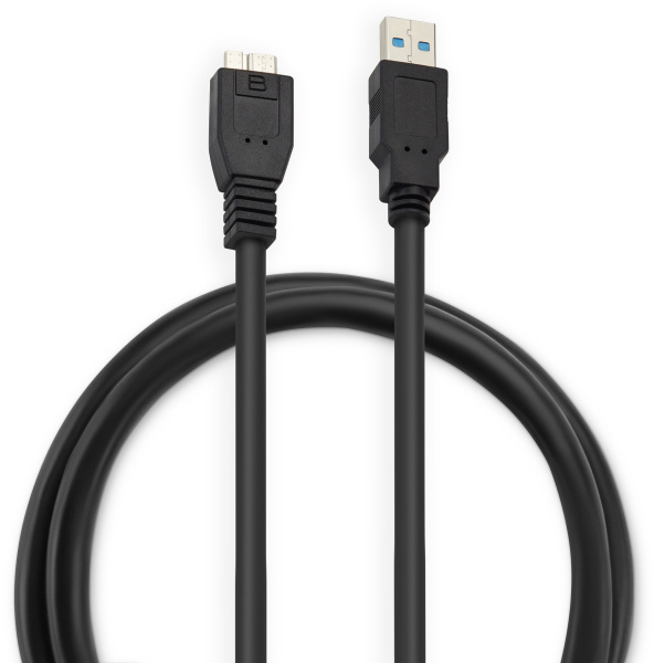 Кабель Buro MK30-AM-0.5 micro USB 3.0 B (m) USB A(m) 0.5м черный