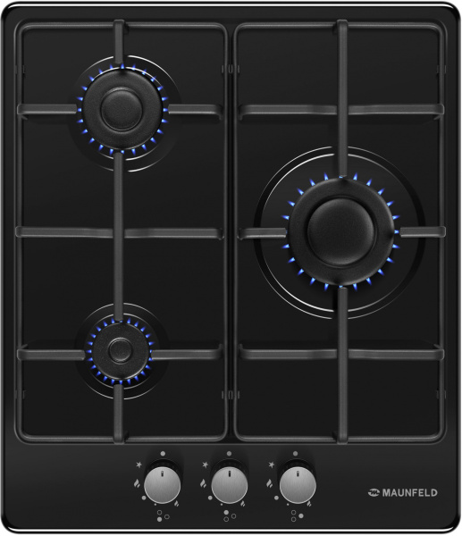 Газовая варочная поверхность Maunfeld EGHE.43.3STS-EB черный