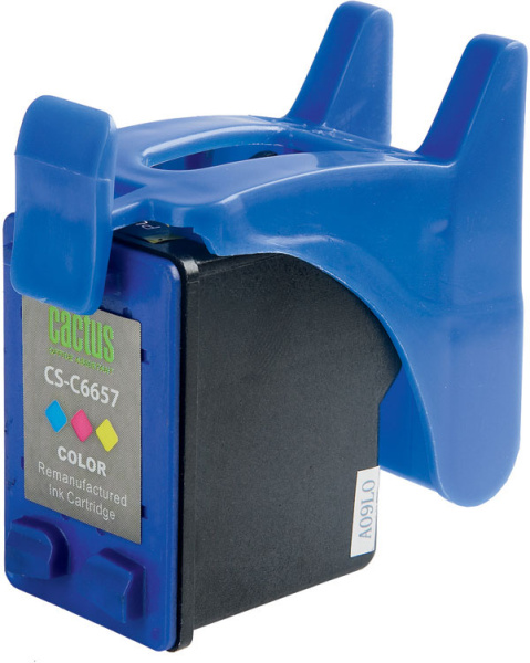 Картридж струйный Cactus CS-C6657 №57 многоцветный (18мл) для HP 450/5145/5150/5151/5550/5552/5650/5652/565