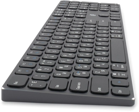 Клавиатура Оклик K867W черный/серый USB беспроводная BT/Radio slim Multimedia (2002130)
