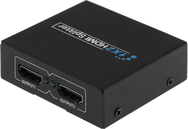 Сплиттер аудио-видео Premier 5-872-2 HDMI (f)/2хHDMI (f) черный