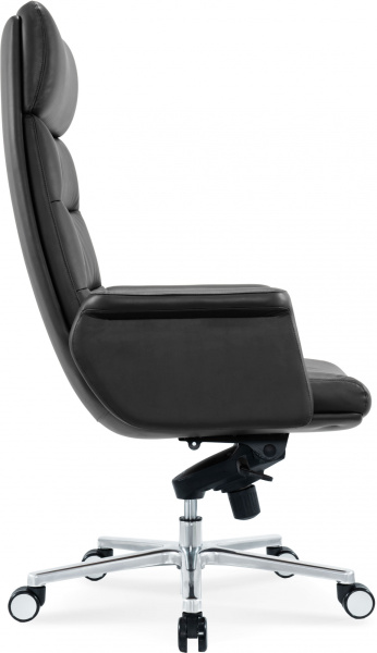 Кресло руководителя Cactus CS-LBK-AMSTERDAM кожа крестов. алюминий