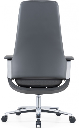 Кресло руководителя Cactus CS-LBK-KYOTO кожа с подголов. крестов. алюминий