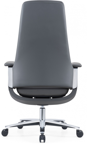 Кресло руководителя Cactus CS-LBK-KYOTO кожа с подголов. крестов. алюминий