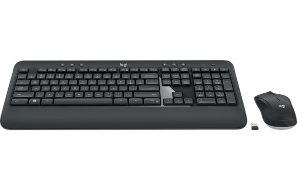 Клавиатура + мышь Logitech MK540 Advanced клав:черный мышь:черный USB беспроводная slim Multimedia (920-008686)