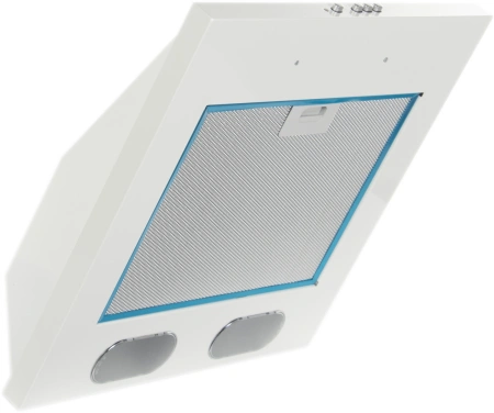 Вытяжка каминная Elikor Оптима 50П-400-К3Л белый управление: кнопочное (1 мотор)